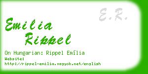emilia rippel business card